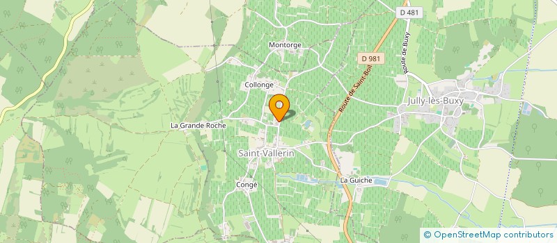 localisation de l'entreprise KALOUFILCRIS  SAINT-VALLERIN