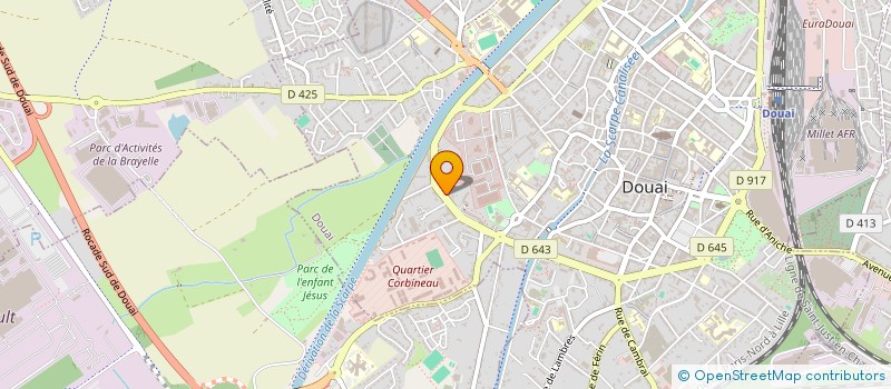 localisation de l'entreprise KALOXA à DOUAI