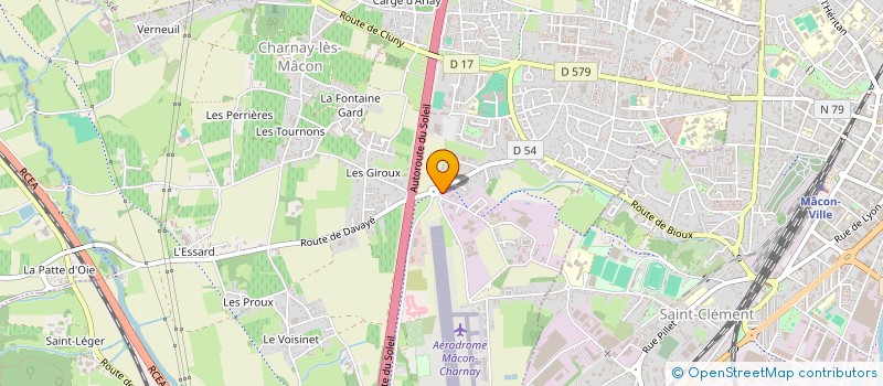 localisation de l'entreprise KALP à CHARNAY-LES-MACON