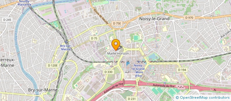 localisation de l'entreprise KALSITRAN à NOISY-LE-GRAND
