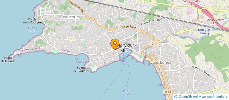 localisation de l'entreprise KALT à SANARY-SUR-MER