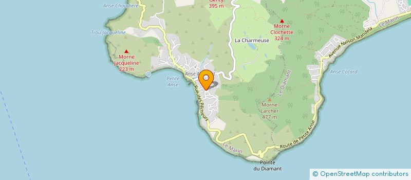 localisation de l'entreprise KALUA à ANSES D'ARLET