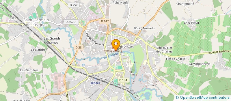 localisation de l'entreprise KALUCA  JONZAC