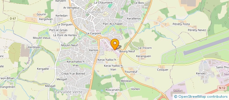 localisation de l'entreprise KALUEN à GOUESNOU