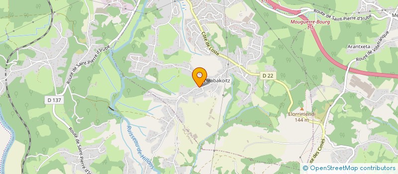 localisation de l'entreprise KALUME - KALABAZAN  SAINT-PIERRE-D'IRUBE