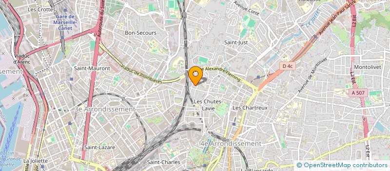 localisation de l'entreprise KALUNE à MARSEILLE