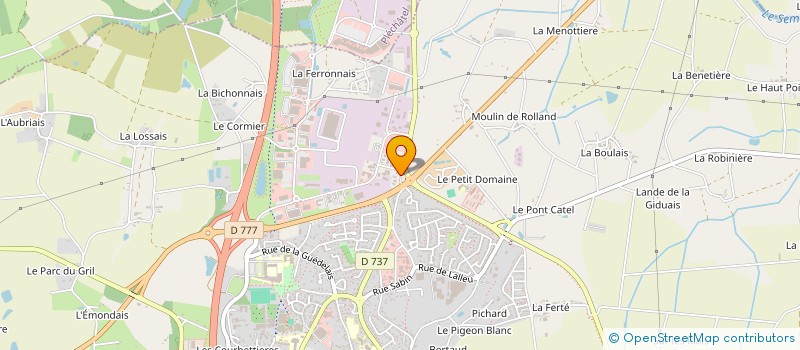 localisation de l'entreprise KALURE  BAIN-DE-BRETAGNE