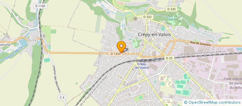 localisation de l'entreprise KALUZOA  CREPY-EN-VALOIS