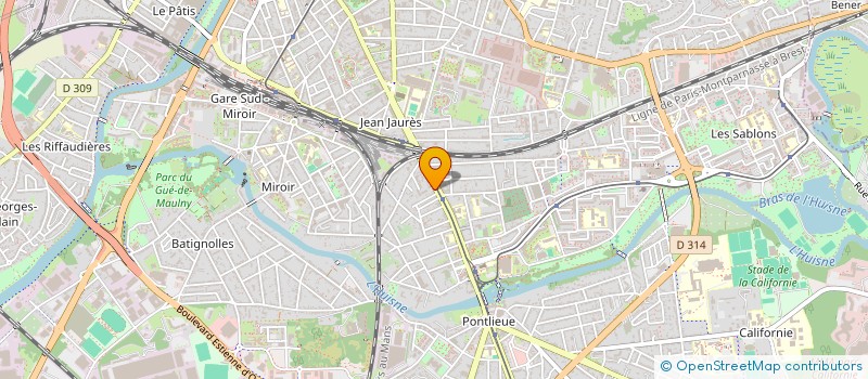 localisation de l'entreprise KALVIN  LE MANS