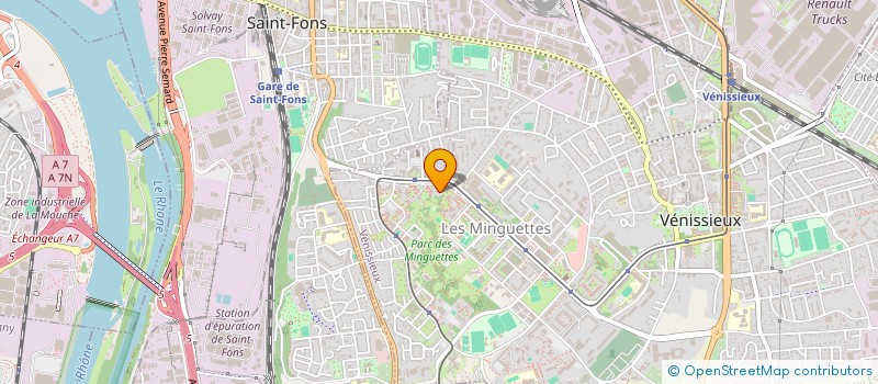 localisation de l'entreprise KALVIN ET JADE EVENEMENT  VENISSIEUX