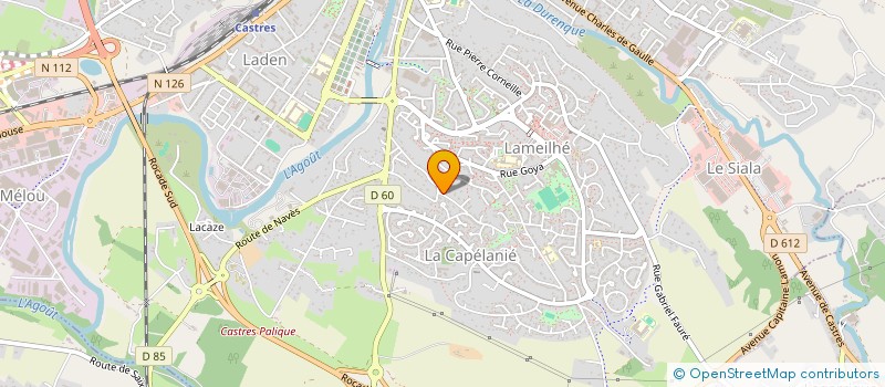 localisation de l'entreprise KALX  CASTRES