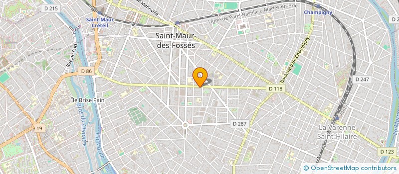 localisation de l'entreprise KALY à SAINT-MAUR-DES-FOSSES