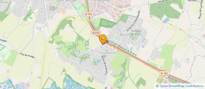 localisation de l'entreprise KALY CHAUSS' à GUERANDE
