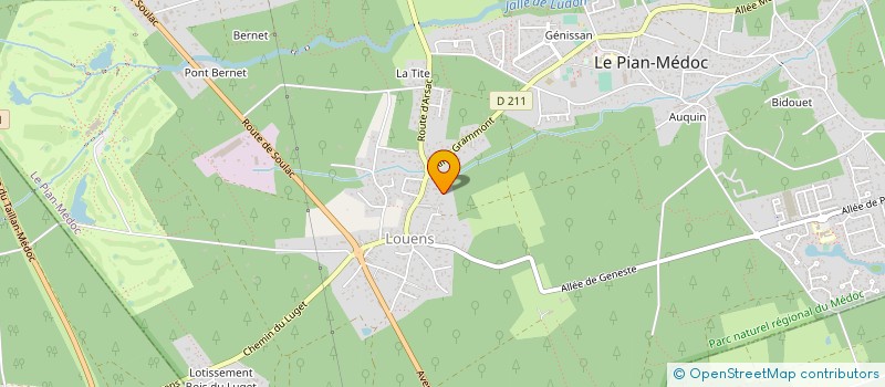 localisation de l'entreprise KALYANIZ à LE PIAN-MEDOC