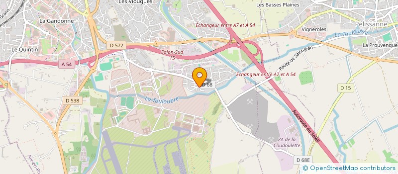 localisation de l'entreprise KALYCA à SALON-DE-PROVENCE
