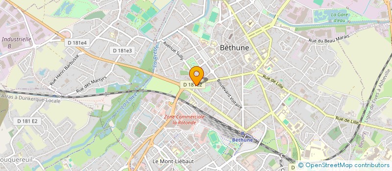 localisation de l'entreprise KALYMNOS à BETHUNE