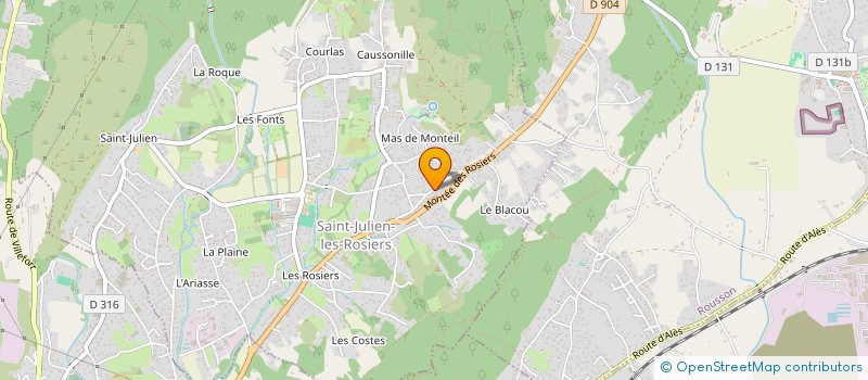 localisation de l'entreprise KALYNA TRANSPORTS  SAINT-JULIEN-LES-ROSIERS