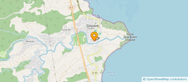 localisation de l'entreprise KALYPS'EAU à GOYAVE