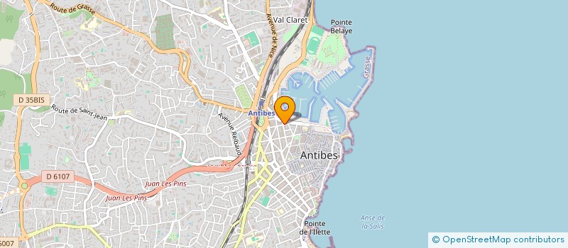 localisation de l'entreprise KALYPSO à ANTIBES