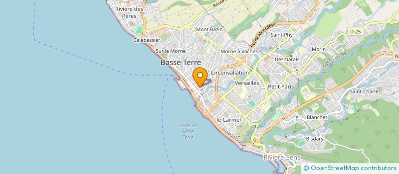 localisation de l'entreprise KALYPSO à BASSE-TERRE