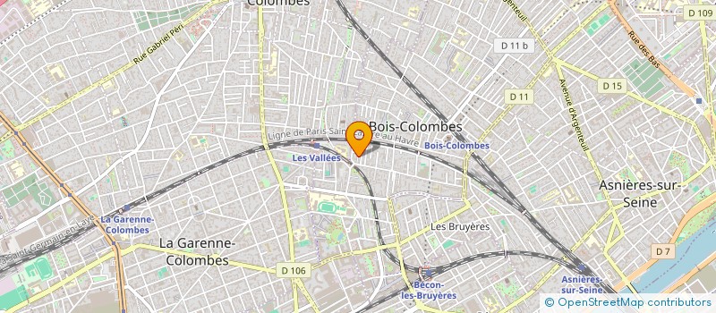 localisation de l'entreprise KALYRIA-MUSIQUE à BOIS-COLOMBES