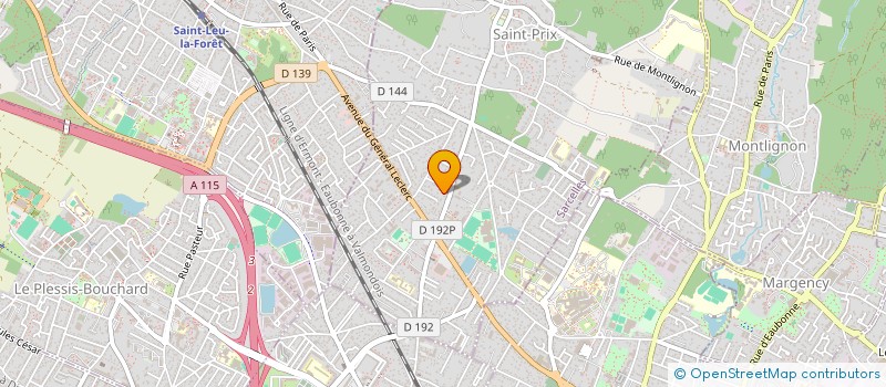 localisation de l'entreprise KALYS à SAINT-PRIX
