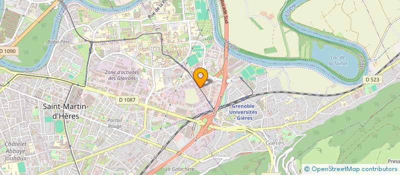 localisation de l'entreprise KALYS  SAINT-MARTIN-D'HERES