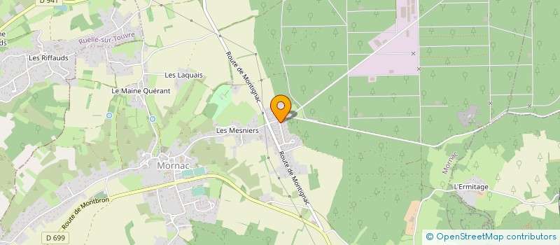 localisation de l'entreprise KALYS GROUPE à MORNAC