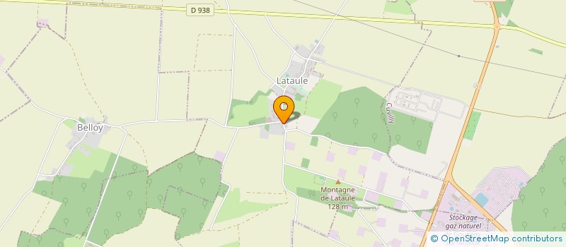 localisation de l'entreprise KALYSS  LATAULE