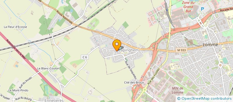 localisation de l'entreprise KALYSSE à LILLE