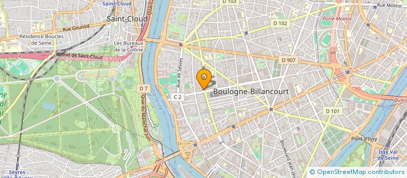 localisation de l'entreprise KALYSTA à BOULOGNE-BILLANCOURT