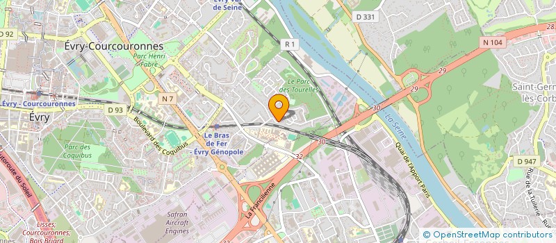 localisation de l'entreprise KALYSTA ACTUATION à EVRY-COURCOURONNES