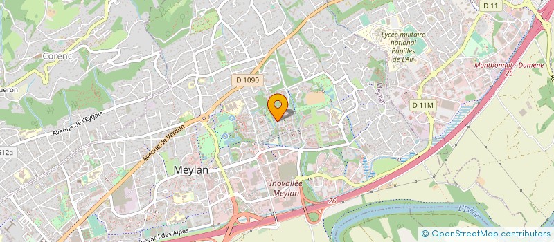 localisation de l'entreprise KALYSTEO à MEYLAN