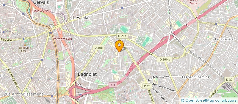 localisation de l'entreprise KAM CONSULTING à BAGNOLET