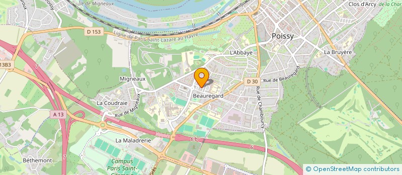 localisation de l'entreprise KAM ENCHERES à POISSY