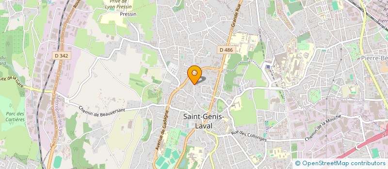 localisation de l'entreprise KAM EXPERTISE à SAINT-GENIS-LAVAL