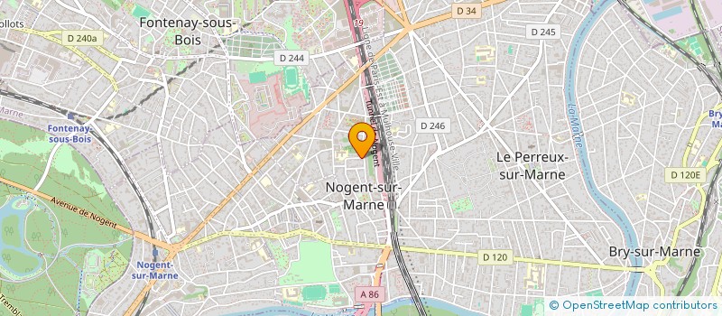 localisation de l'entreprise KAM EXPRESS à NOGENT-SUR-MARNE