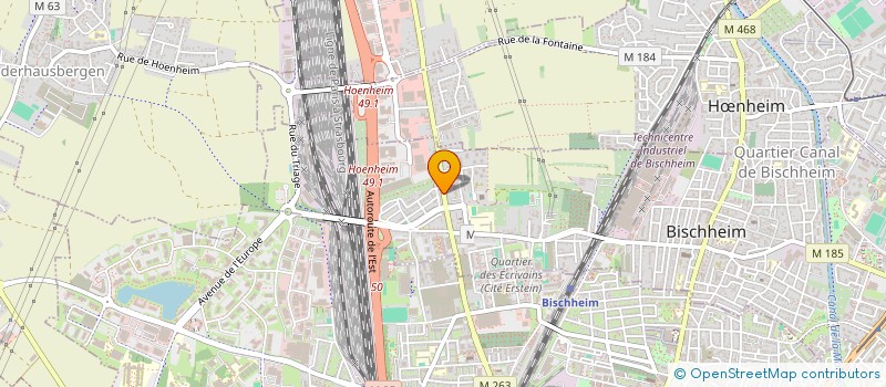 localisation de l'entreprise KAM-RACH  BISCHHEIM