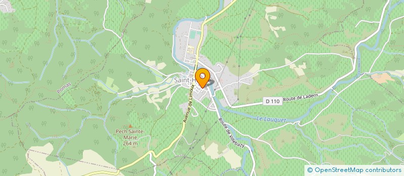 localisation de l'entreprise KAM'S COIFFURE  SAINT-HILAIRE