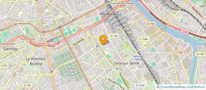 localisation de l'entreprise KAM'SOU L'AGE à IVRY-SUR-SEINE
