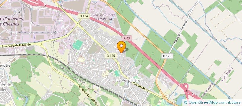 localisation de l'entreprise KAM TRANSPORTS  LA VERPILLIERE