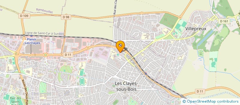 localisation de l'entreprise KAMA à LES CLAYES-SOUS-BOIS