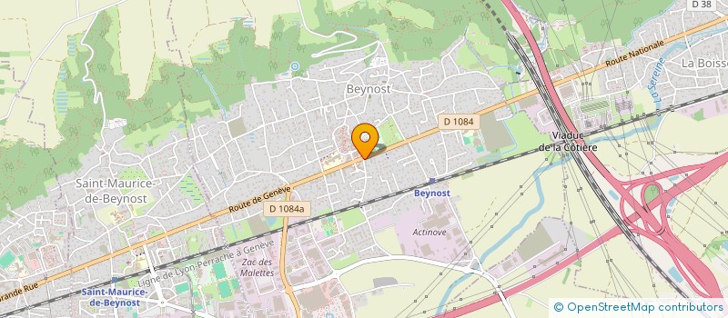 localisation de l'entreprise KAMA à SAINT-MAURICE-DE-BEYNOST