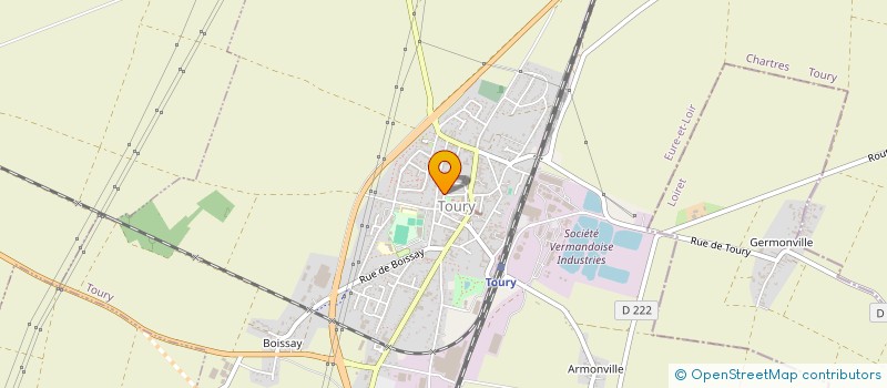 localisation de l'entreprise KAMA RADIANCE à TOURY
