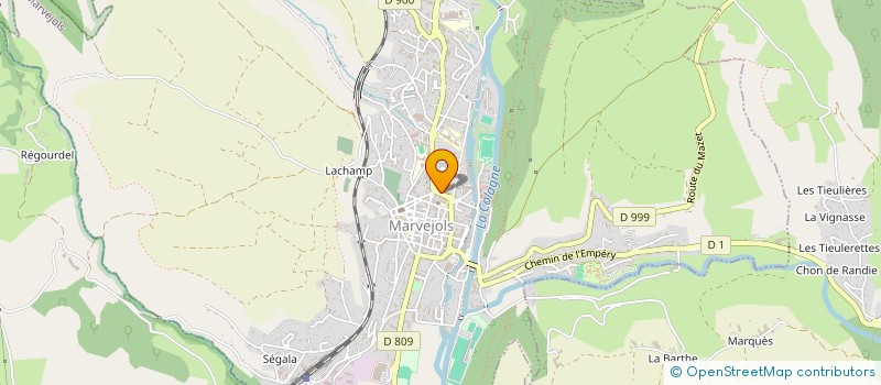 localisation de l'entreprise KAMACHAU  MARVEJOLS