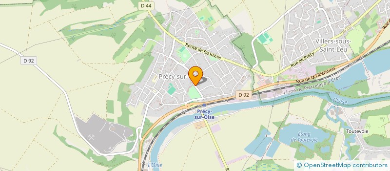 localisation de l'entreprise KAMAELION  PRECY-SUR-OISE