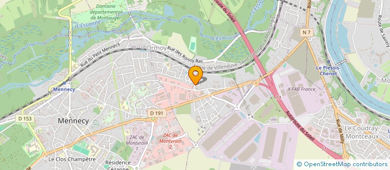 localisation de l'entreprise KAMAG  ORMOY