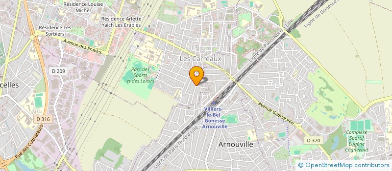 localisation de l'entreprise KAMAJAYA  VILLIERS-LE-BEL