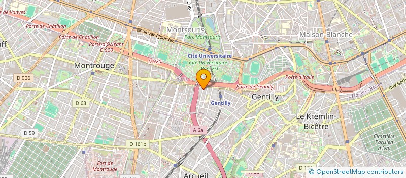 localisation de l'entreprise KAMAKO à GENTILLY