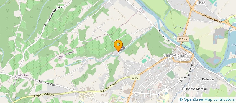localisation de l'entreprise KAMAKURA  SAINT-AIGNAN